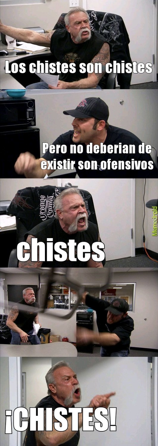 Dejen de ofenderse por tan solo un chiste - meme