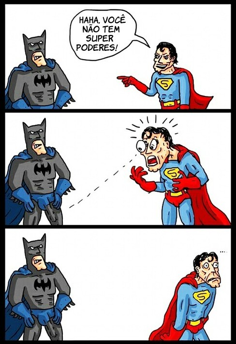 Batman tem o maior gravetão - meme