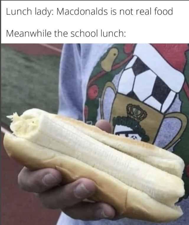School lunch - meme