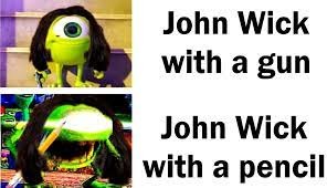 John wick pencil clips - meme