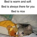 bed is nice