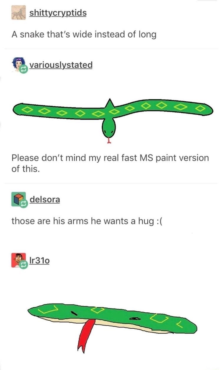 Wide Snake - meme