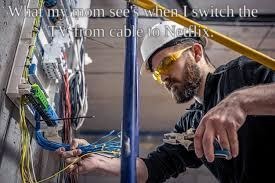 When I switch the cable - meme