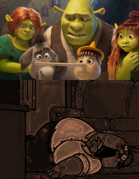 peter griffin despues de ver el tralier de shrek 5 - meme