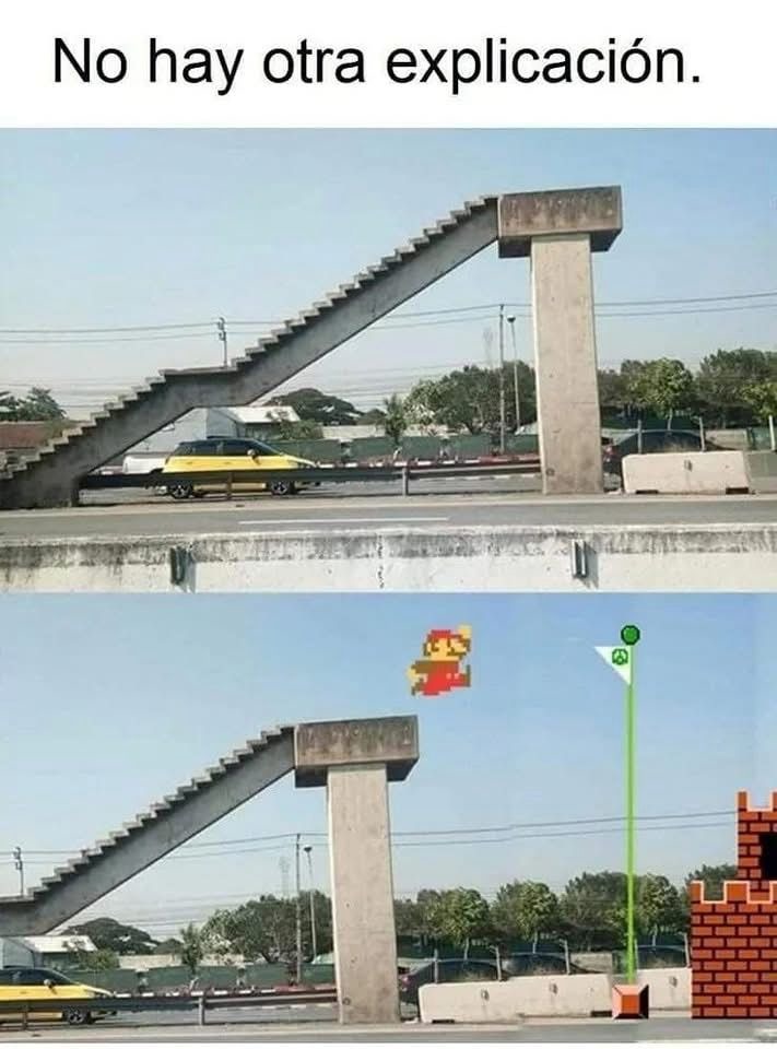 No hay otra explicación - meme