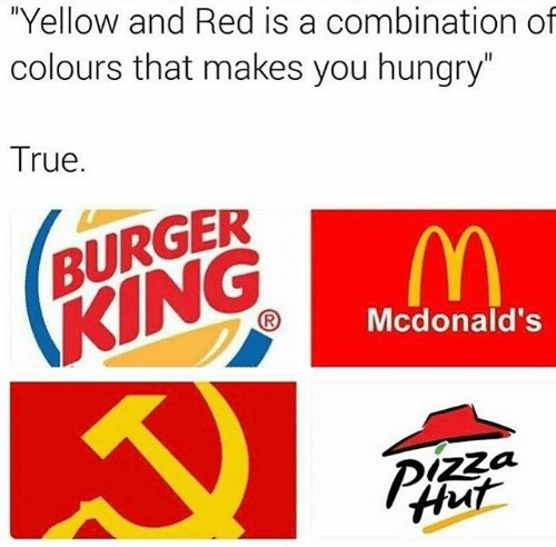 Red and Yellow - meme