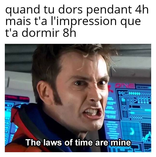 Time is mine - meme