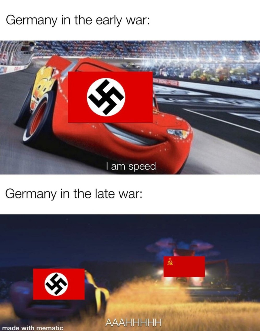 WW2 briefly explained - meme