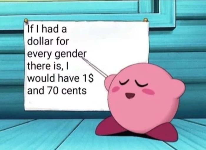 Kirby senpai - meme