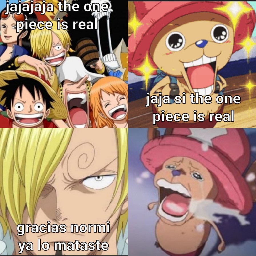 the One Piece is real - meme