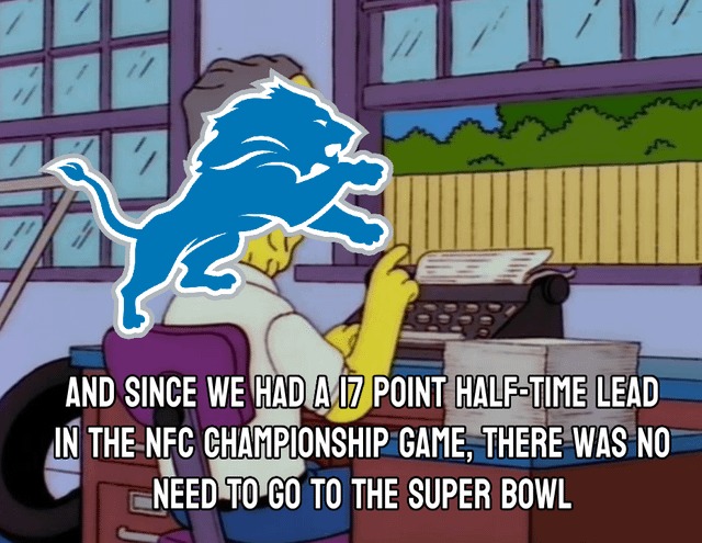 Detroit Lions game meme
