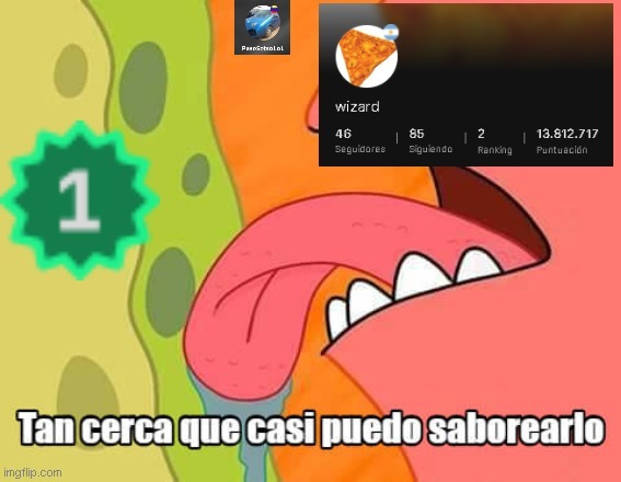 seguro se atasca en mod y cuando se suba ya tendra 20 millones de puntos wizard - meme