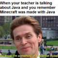 Minecraft is written in Java
