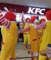 the raid of KFC - meme