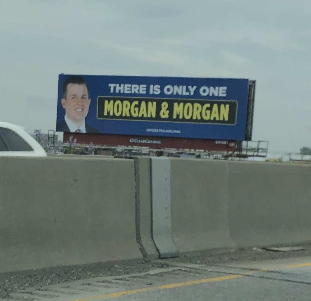 Two Morgan’s enter, one Morgan leaves - meme