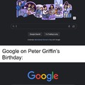 Peter's Griffin's birthday