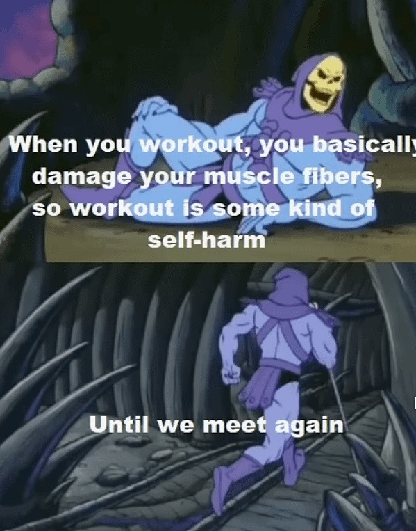 buff pain - meme