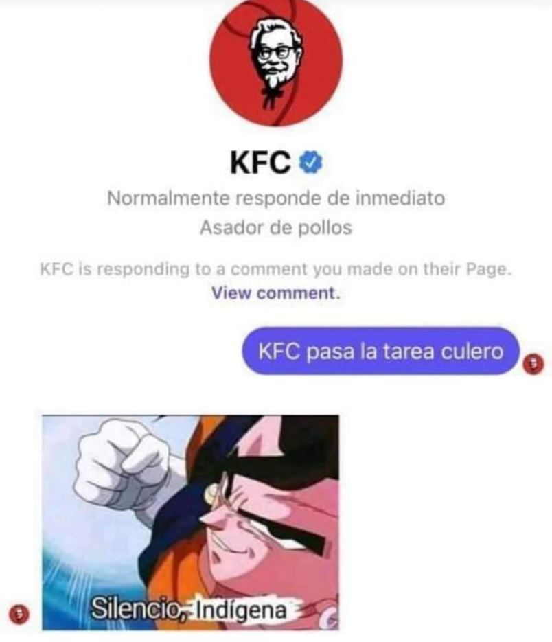 Kevin Francisco Cervantes = KFC - meme