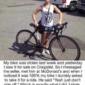 Stealing your own bike