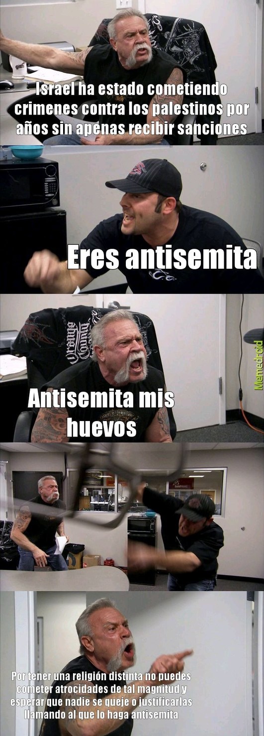 Maldito estado de israel - meme