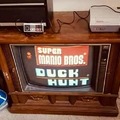 Used to play my big sister's nes on a TV just like this!