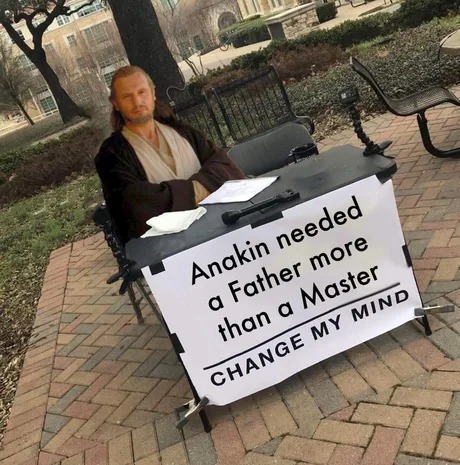 Anakin needed a dad - meme