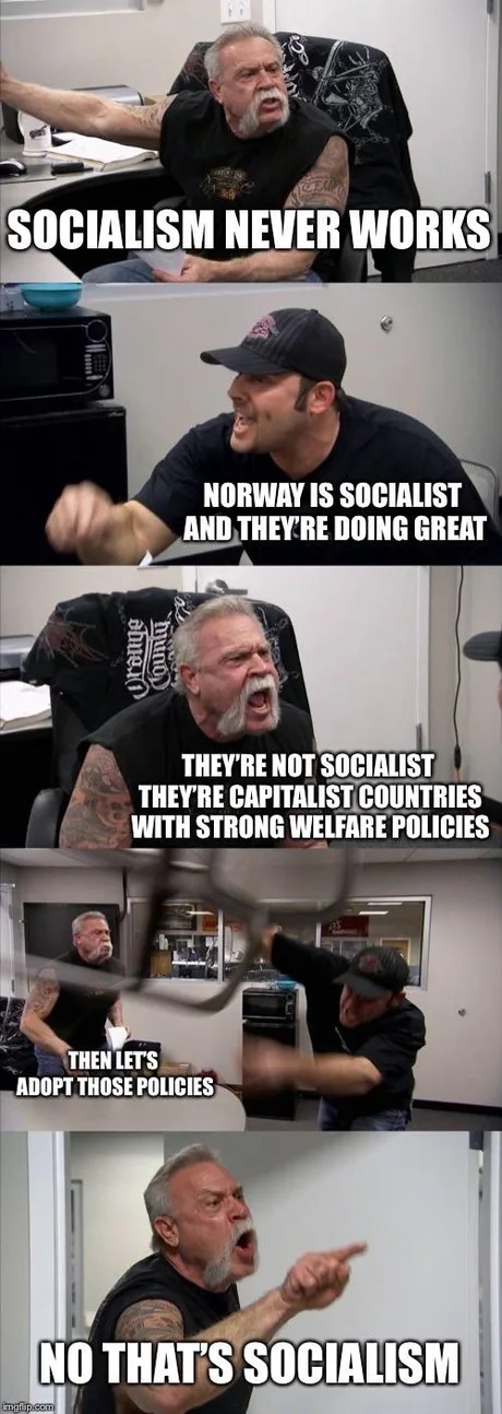 Norway socialism - meme