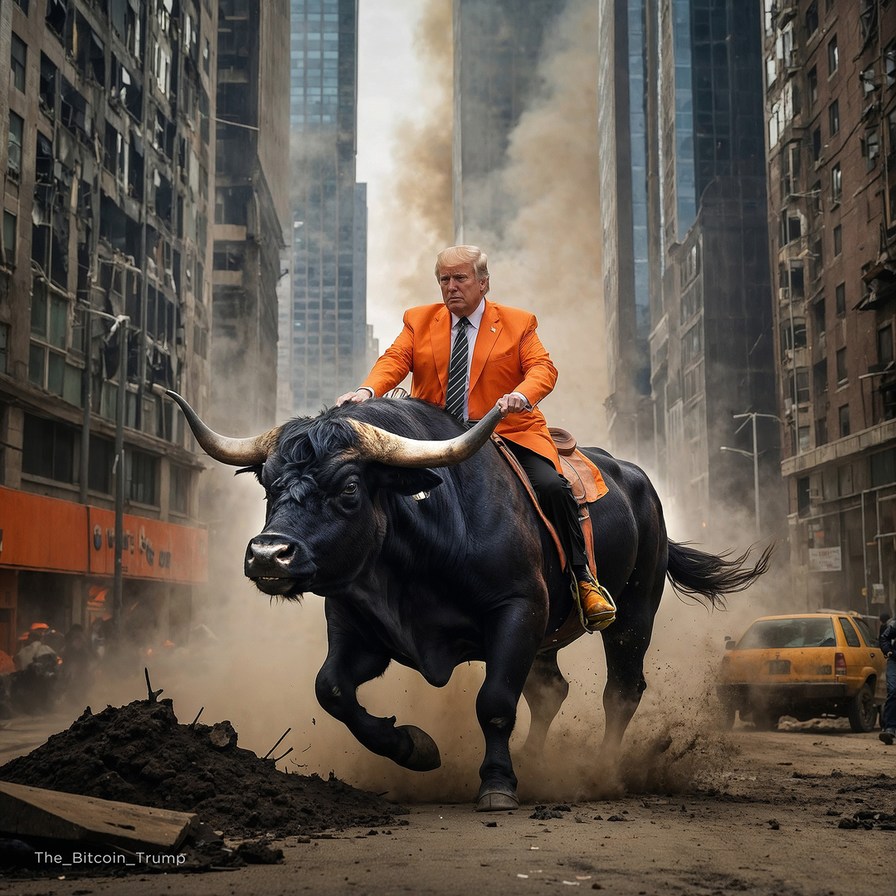 The Bitcoin Trump / Bullrun END - meme