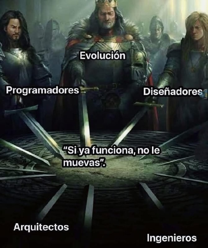 programadores: si ya funciona no lo toques // diseñadores: el botón no brilla lo suficiente - meme