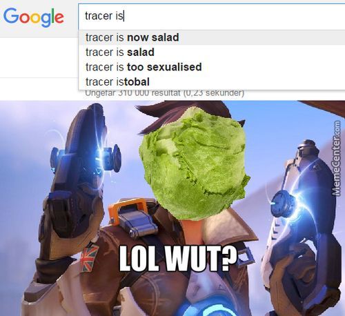 Tracer in one search - meme