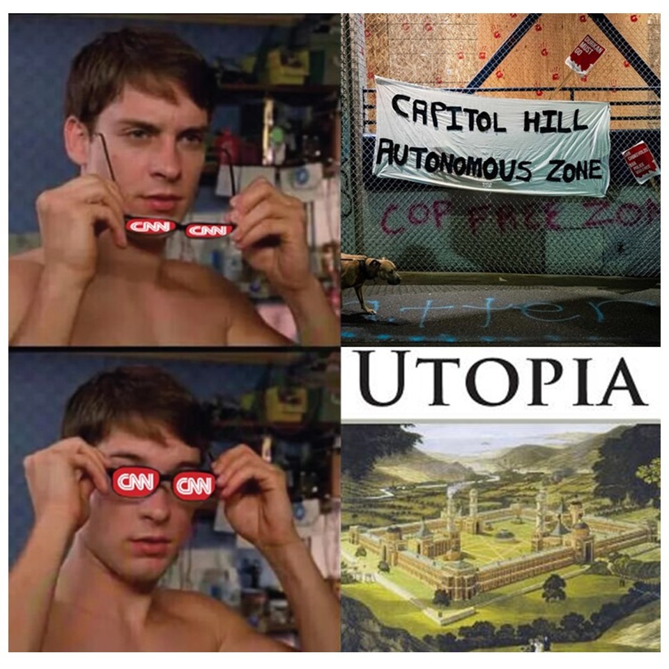 "Utopia is That Which is In Contradiction With Reality" - meme