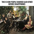 How people ignore each other before smartphones