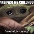 Nostalgic crying