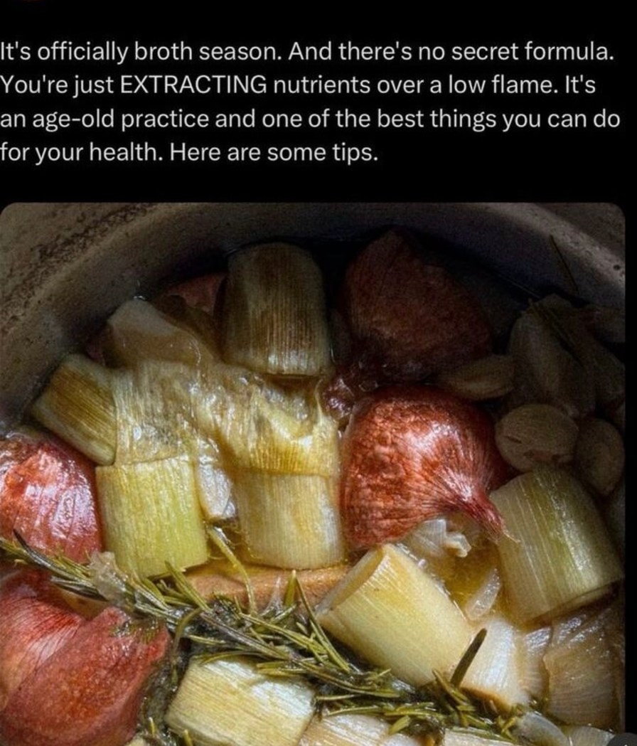 It's broth o'clock somewhere - meme