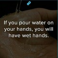 second comment has wet hands
