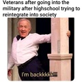 It's really a shame how poorly some vets integrate into society. They deserve better.