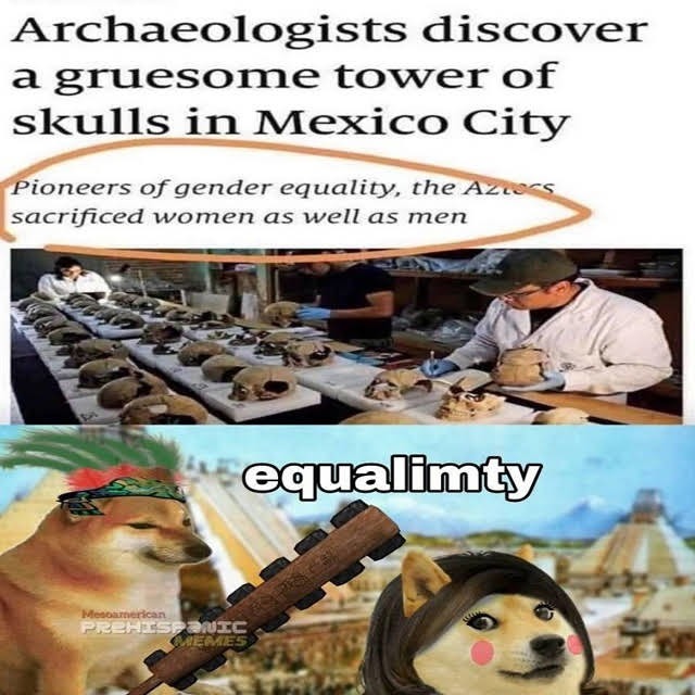 Progressive Aztecs - meme