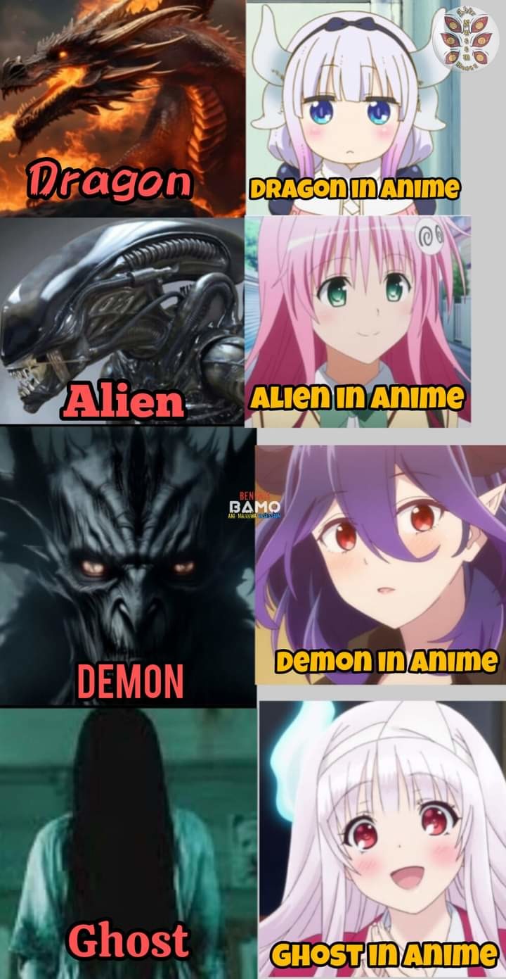 Anime makes everything cutee - meme