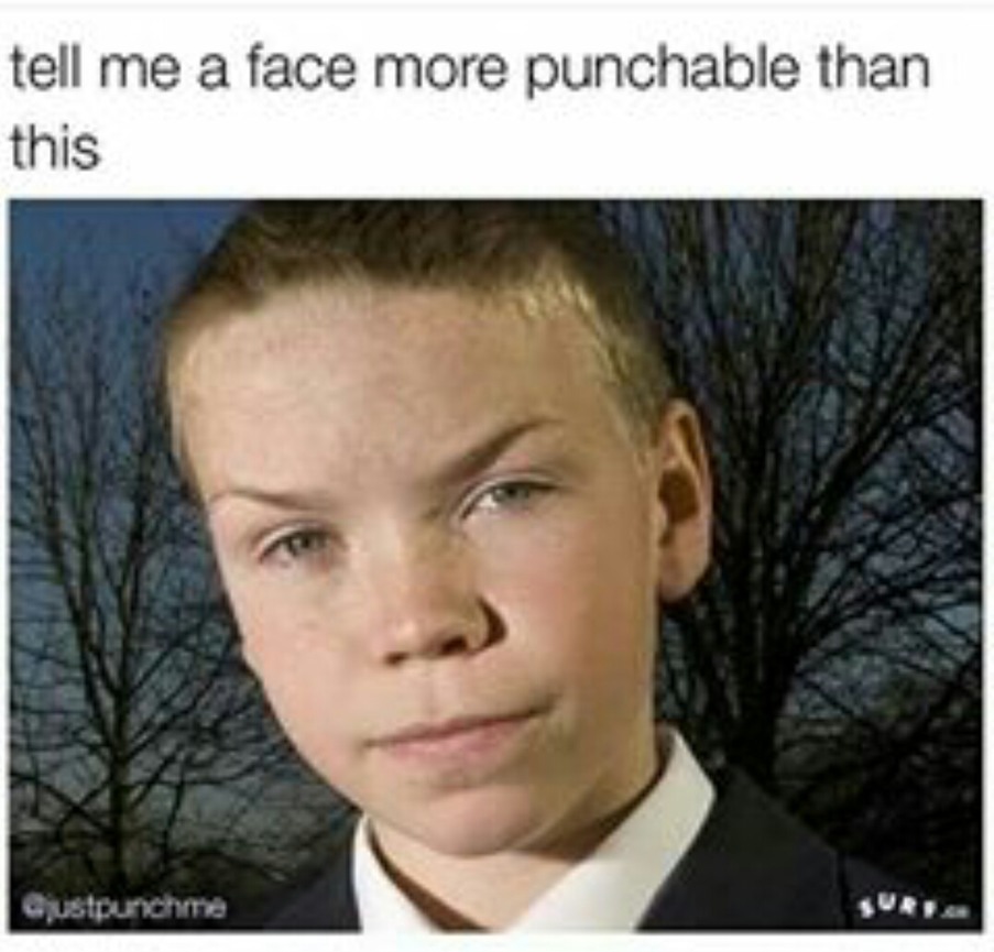 I will fist his face - meme
