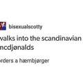 The scandinavian dog goes bjørk