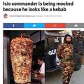Isis commander looks like a kebab