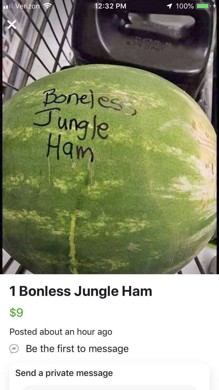 Boneless jungle ham - meme