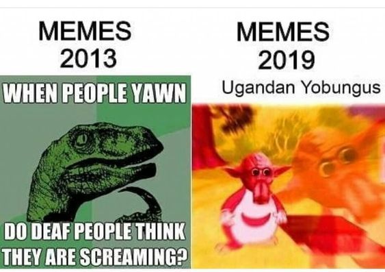 2013 vs 2019 - meme