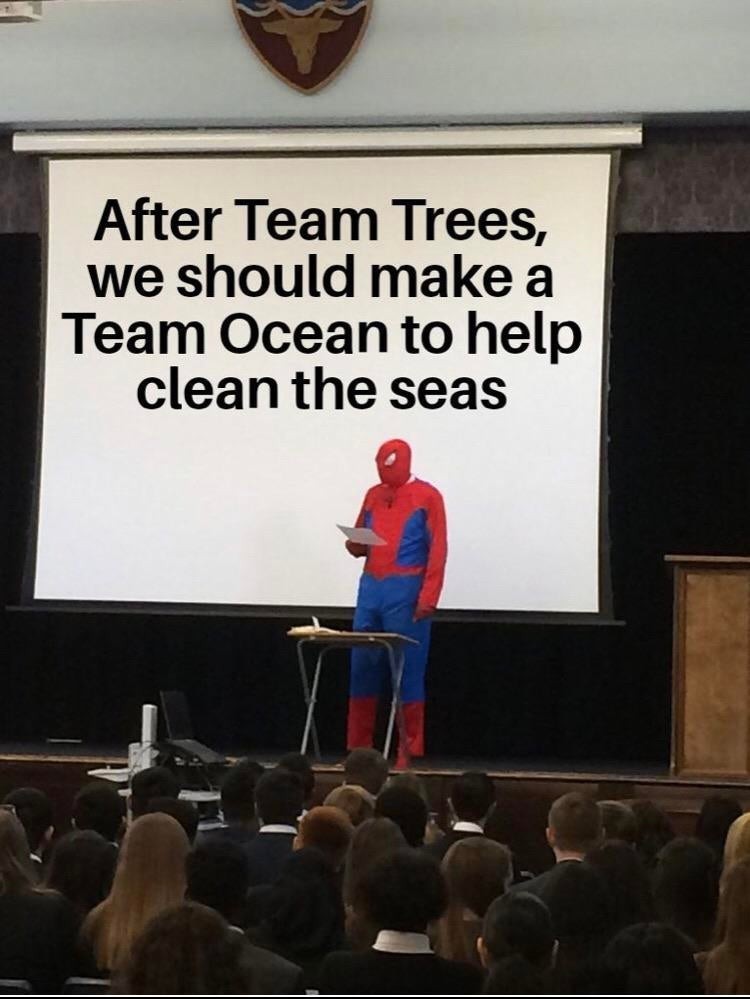 Help the oceans - meme