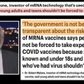 DR. ROBERT MALONE - INVENTOR OF mRNA VACCINE ISSUES DIRE WARNING!