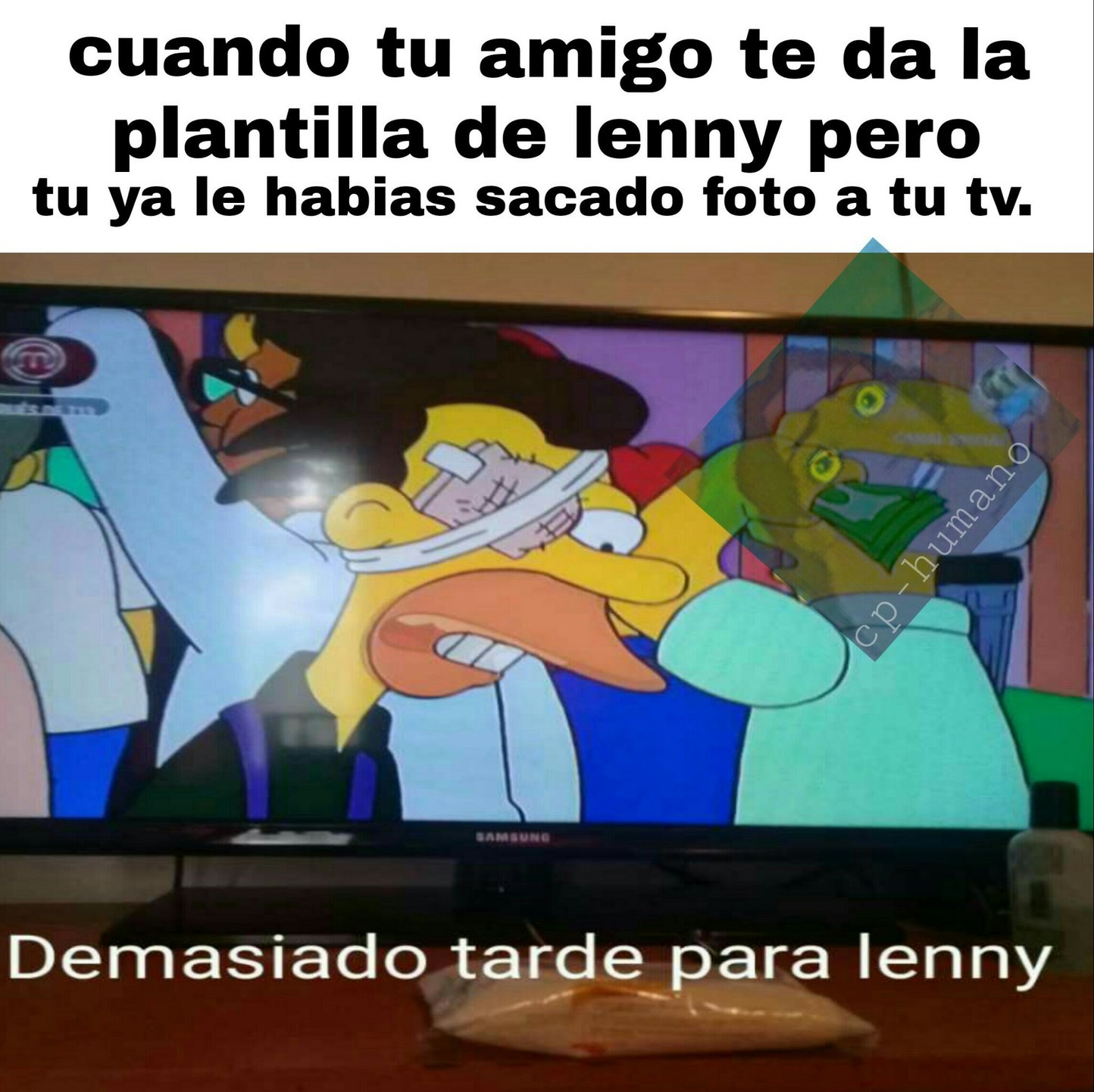 No lo rechazen es lenny - meme