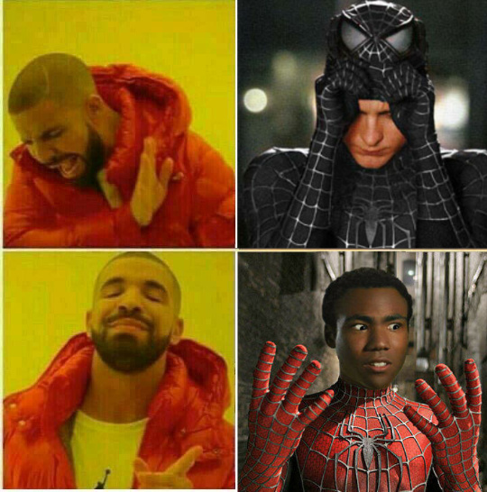 Black Spiderman - meme