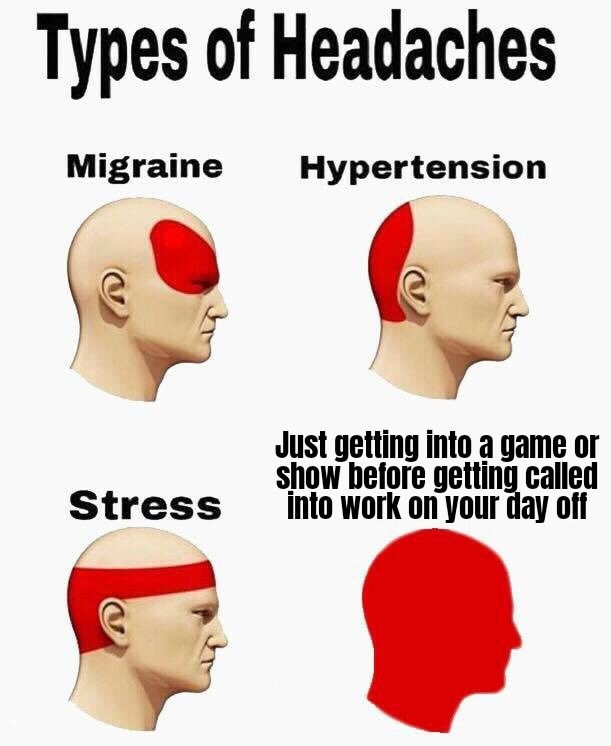 From happy gamer to sad worker - meme