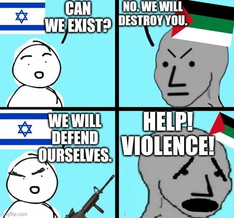Israel war meme