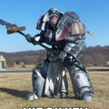 Awesome Grey Knight cosplay though.